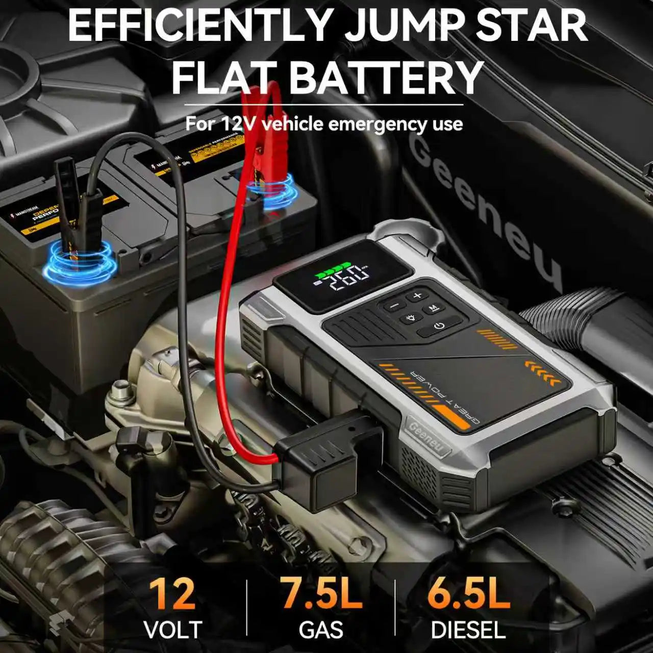 Portable Car Jump Starter