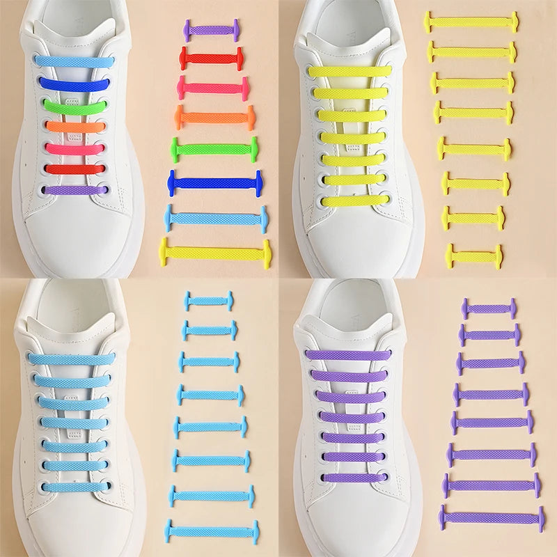 No Tie Silicone Shoelaces