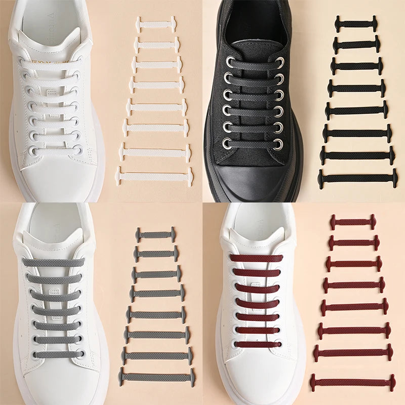 No Tie Silicone Shoelaces