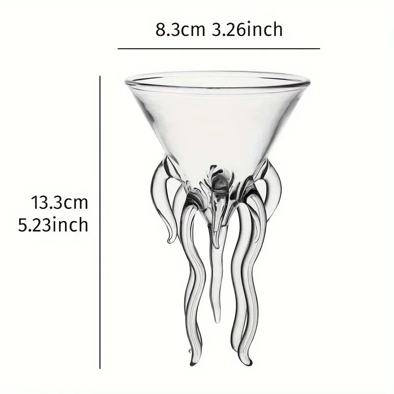 Octopus Cocktail Glass